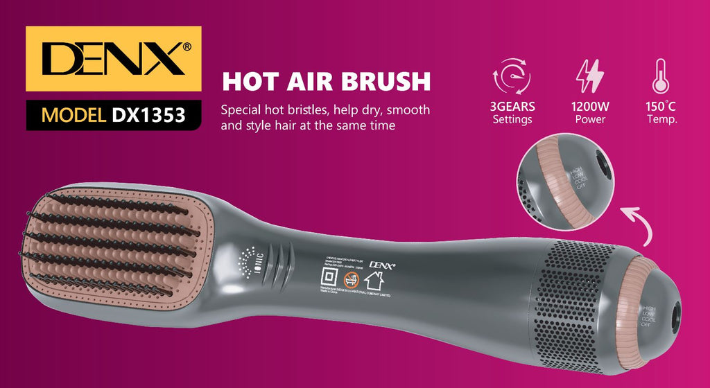 Brosse soufflante DENX DX1353, vue 2