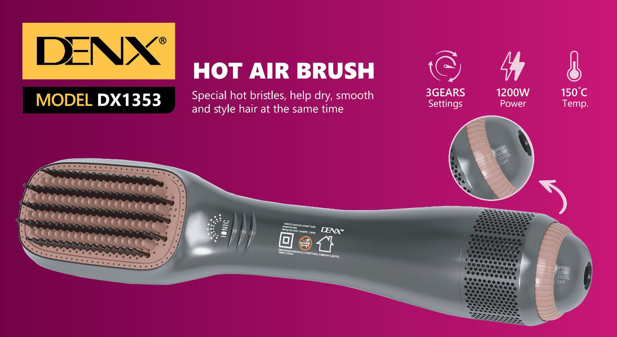 Brosse soufflante DENX DX1353, vue 2
