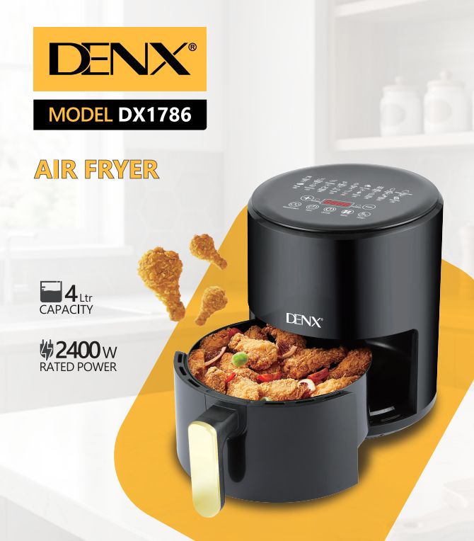 Friteuse sans huile 4L DENX, vue 2