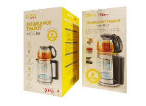 Théière double paroi avec filtre DENX, 1.8L