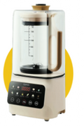 Blender chauffant DENX DX2072, corps crème et bol gradué, bandeau de commandes tactile