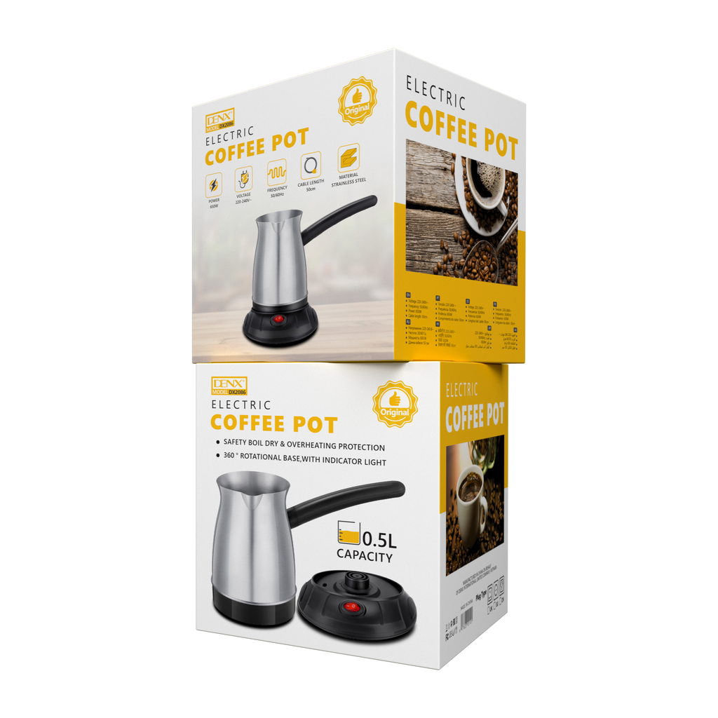 Cafetière italienne électrique 0.5L DENX
