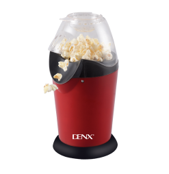 Machine à pop-corn 1100W DENX, rouge, 50g