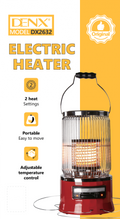 Radiateur électrique d'appoint 2000W DENX DX2632