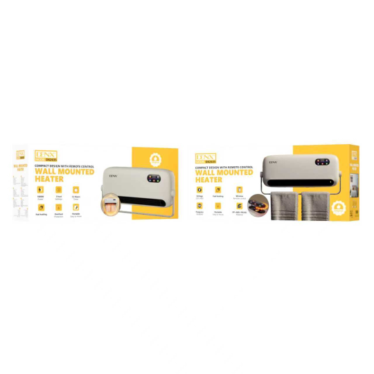 Radiateur électrique d'appoint 1800W DENX