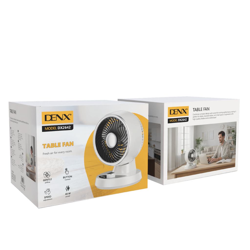 Ventilateur DENX DX2642, blanc