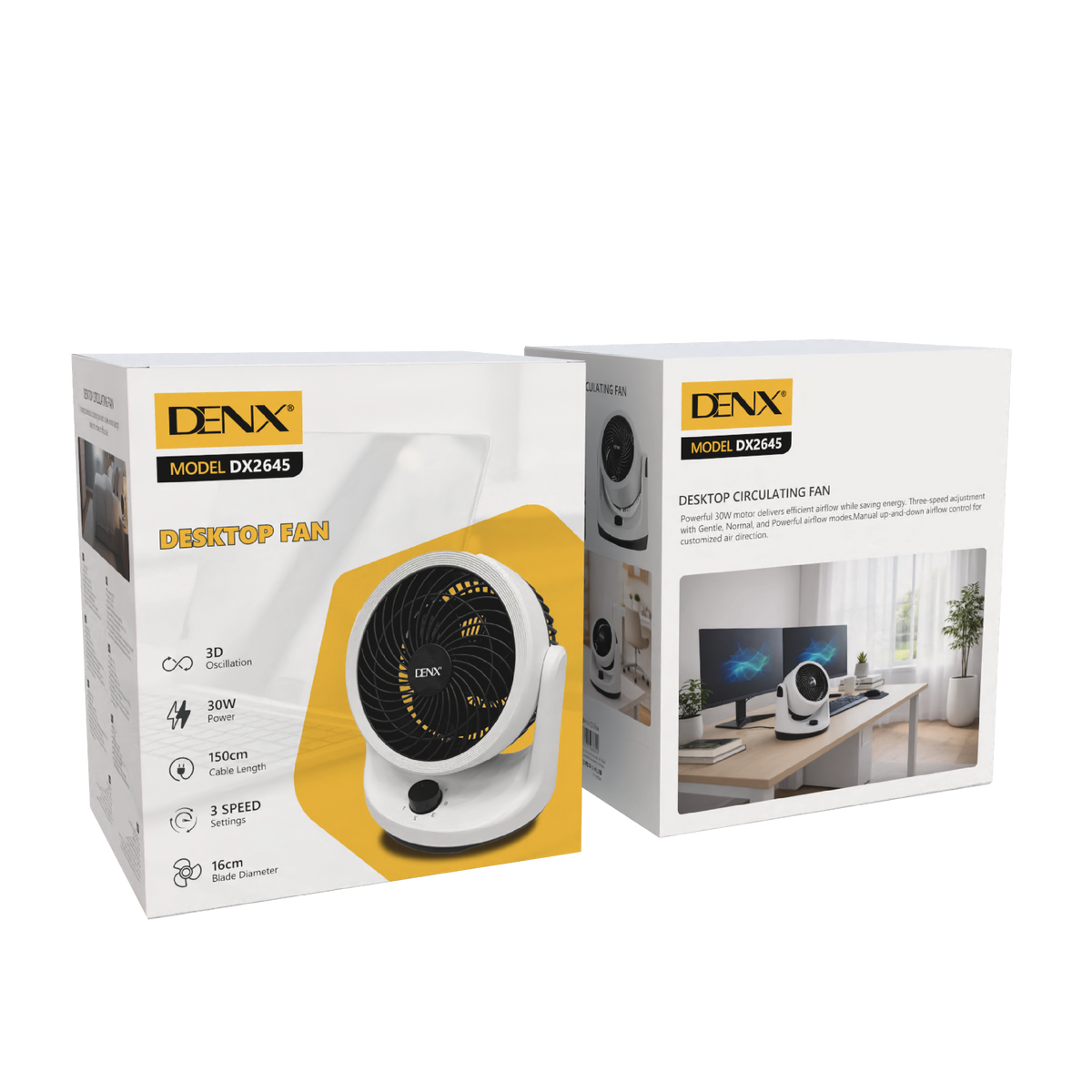 Ventilateur DENX DX2645, vue 2