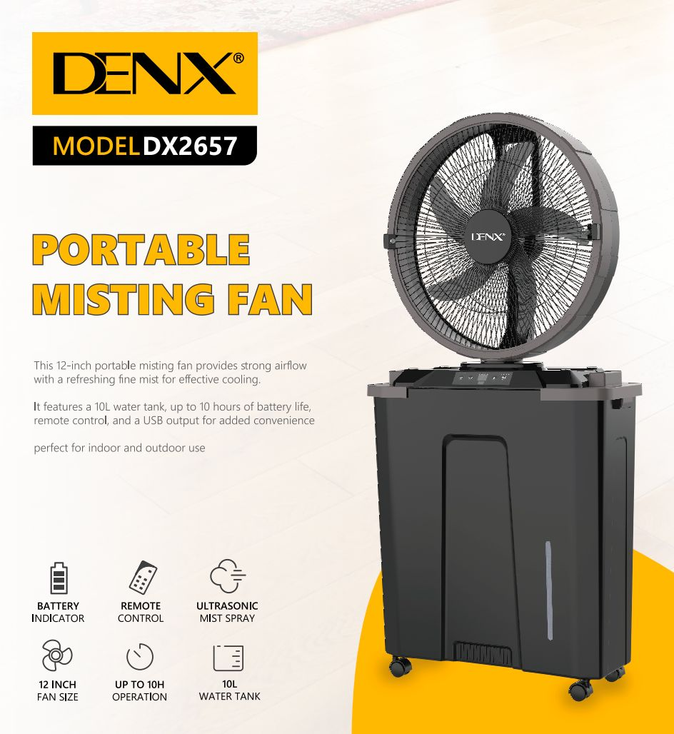 Ventilateur 12" DENX DX2657