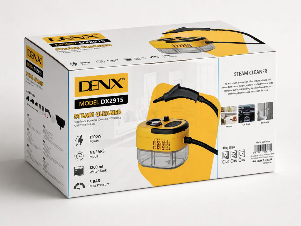 Nettoyeur vapeur 1.2L DENX DX2915, vue 2