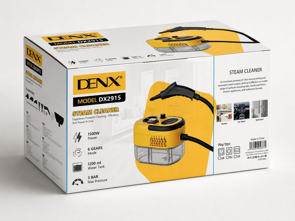 Nettoyeur vapeur 1.2L DENX DX2915, vue 2