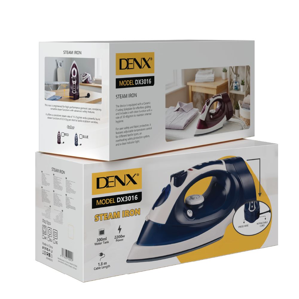 Fer à repasser vapeur DENX DX3016