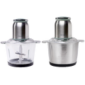 Hachoir à viande multifonction DENX DX3208, versions bol transparent et bol en acier inoxydable