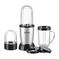 Extracteur de jus DENX DX3215, blender individuel en inox avec ses gobelets et couvercles