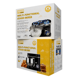 Boîte du robot pâtissier 8 L DENX, recto et verso