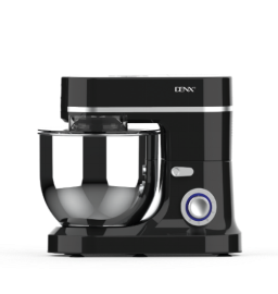 Robot pâtissier 8 L DENX, noir, avec bol en acier inoxydable