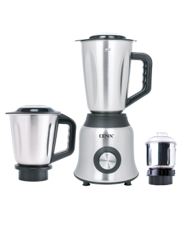 Blender multifonction DENX DX3225 en inox, avec son bol moulin et son broyeur