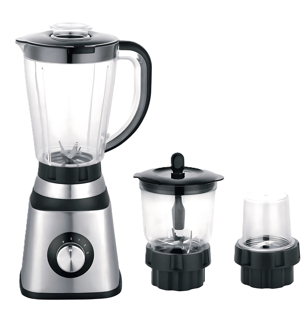 Blender multifonction DENX DX3232 avec son bol gradué et ses deux accessoires moulin