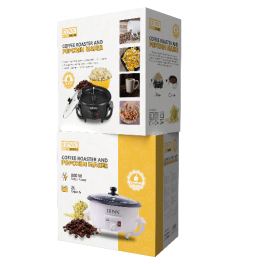 Torréfacteur à café & machine à pop-corn 2L DENX