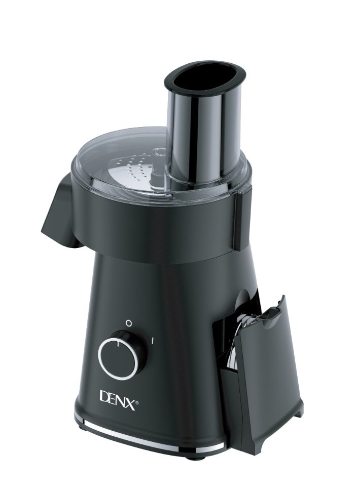 Coupe-légumes électrique DENX DX3441, noir, avec cheminée de remplissage