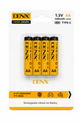 Pile rechargeable lithium AA DENX DX3655
