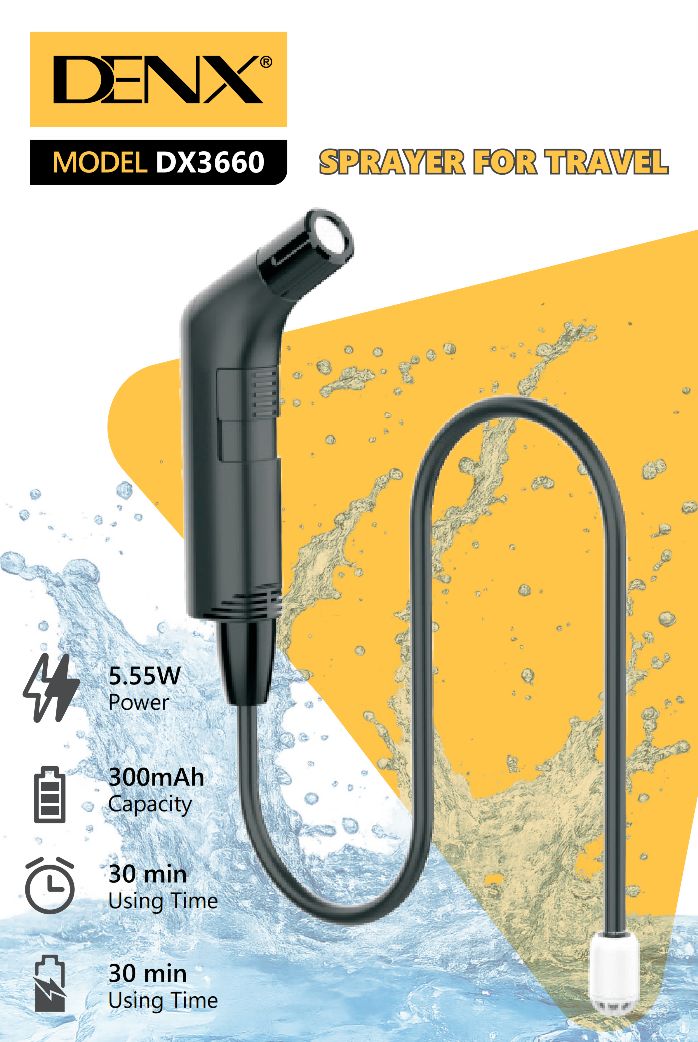 Vaporisateur de voyage DENX DX3660, vue 2