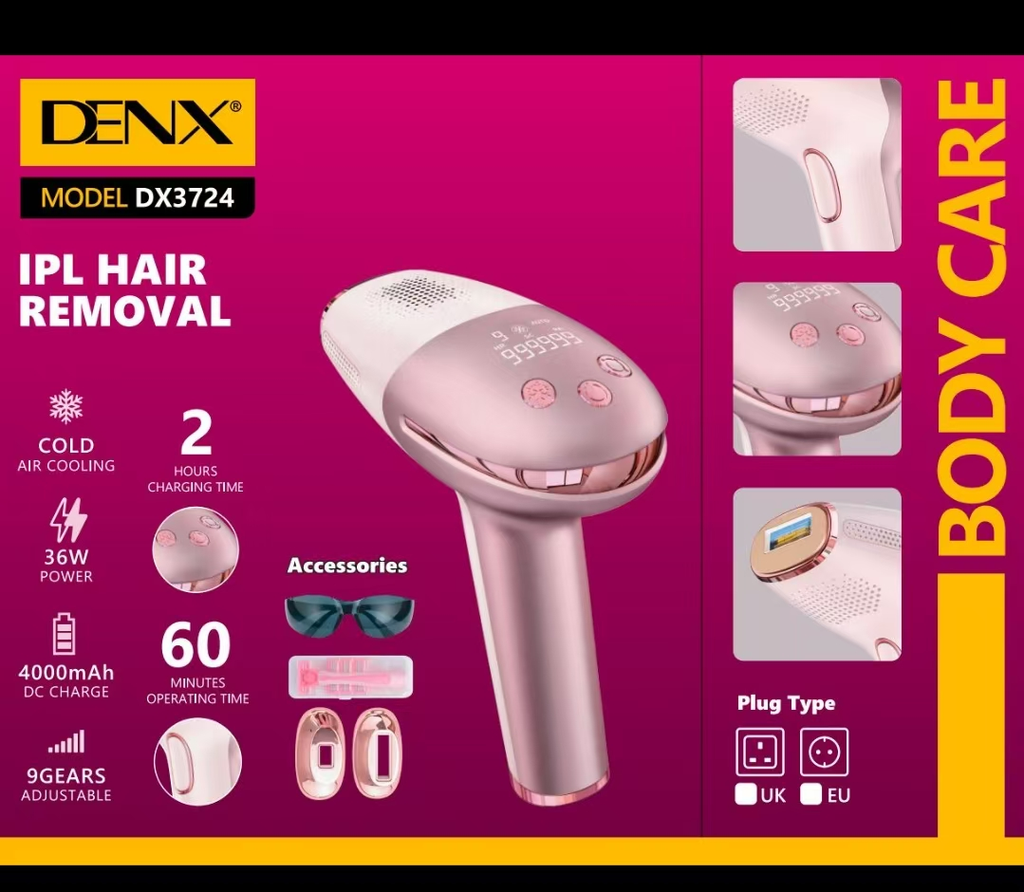 Épilateur à lumière pulsée (IPL) DENX DX3724