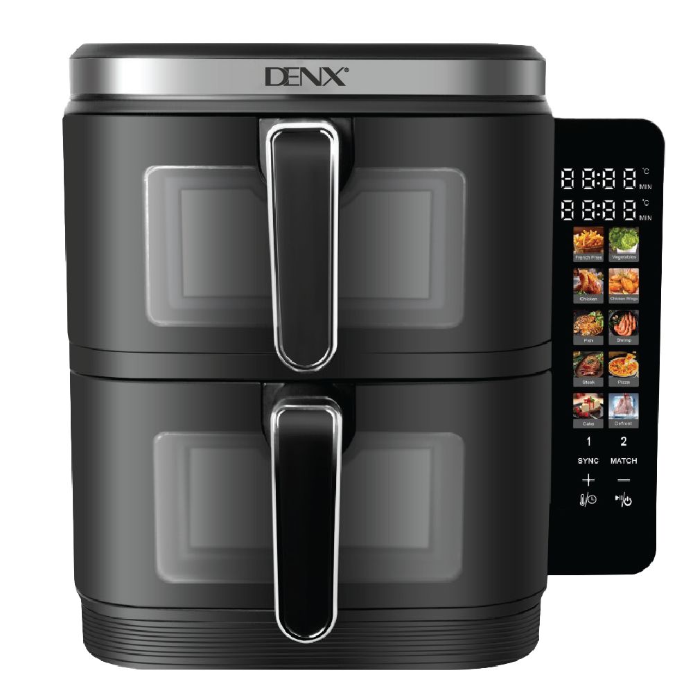Friteuse sans huile (5.5L+5.5L) DENX, vue 2