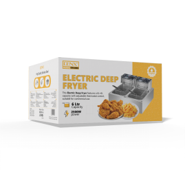 Friteuse à huile (6L+6L) DENX
