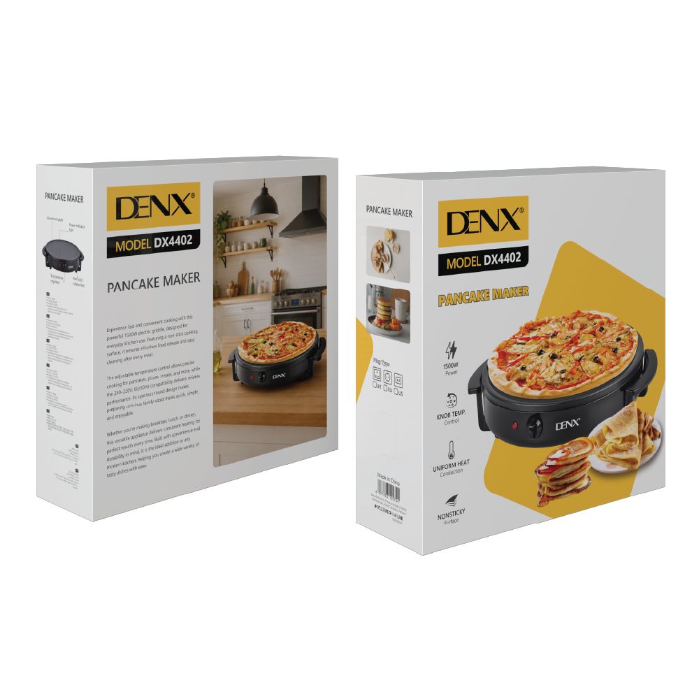 Crêpière électrique 1500W DENX, vue 2
