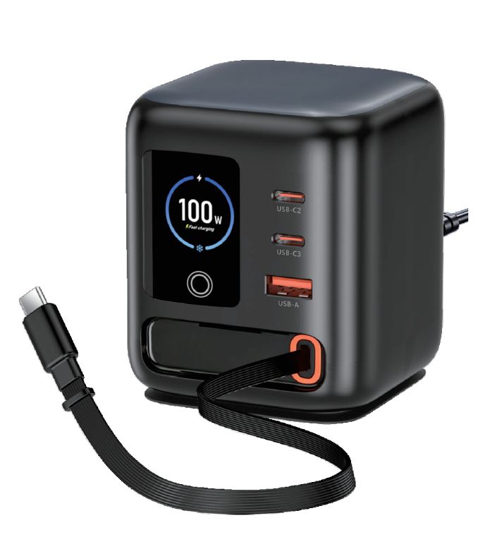 Station de charge rapide 100W GaN DENX, vue 2